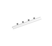 Aluminium Fixed Curtain Track (White, Connector)