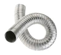 Aluminium Flexible Hose 80mm / Length - 2.5m Flexi Duct Air Ducting Pipe Flexipipe AL80mm