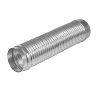 Aluminium Flexible Hose Connector 100mm / 1m with Metal Sleeves