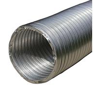 Aluminium Flexible Pipe 300mm / 12" Length - 2.5m Flexi Air Ducting Hose
