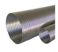 Aluminium Flexible Pipe | Air Ducting Flexi Tube Alloy Hose| Flexipipe Fan Duct (140mm)