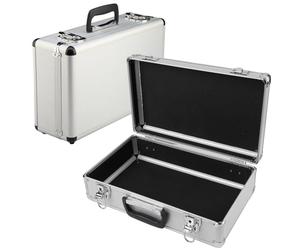 Aluminium Flight Case 400x240x125mm Lockable Heavy Duty Camera Case