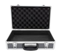 Aluminium Flight Case C203 with Cubed Pick & Pluck Foam ROC Cases Durable Case Lockable Durable Storage Box Case Size L 400mm x W 240mm x H125mm