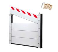 Aluminium Flood Board, Aluminium Flood Panel, Portable Flood Barrier, Garage Flood Barrier, Heavy Duty Flood Panel System for Home & Business YQISHI(L 115CM x H 20CM)