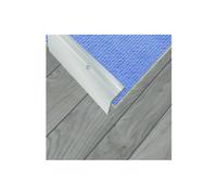 Aluminium Flooring Edging Trim Strip Floor Vinyl Edge Silver 27x900