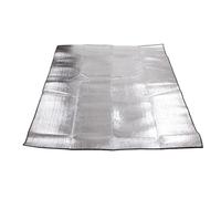 Aluminium Foil Camping Mat Camping Mat Foam Foil Blanket Aluminum Insulation Foam Foil Mat Sleeping Pad Thermal(200 x 150cm)