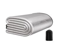 Aluminium Foil Camping Mat - Foldable Double-Sided Floor Mat of Aluminum Foil | Waterproof Sleeping Roll Pad Of Aluminum Foil | Insulating Thermal Camping Sleeping Mat for Outdoor and Indoor