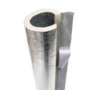 Aluminium Foil Pipe Insulation Foam Tube Outdoor Air Conditioner Heat Insulation Pipe ID 7/8" 1-1/4" 1-7/10" 2" 2-1/2" 1 Piece Antifreeze Pre Slit Insulation Tubing(ID 52 mm=2")