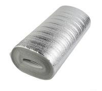 Aluminium Foil Radiator Reflective Insulation Film Roll 3mm Thick with Pearl Cotton for Wall Heat Retention Energy Saving Easy Cut Install(50cm)