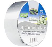 Aluminium FOIL Tape SELF-Adhesive 30µM Heat Reflection 50MMX45.7M Backing Paper