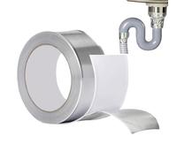 Aluminium Foil Tape - Waterproof Silver Tape for Ductwork | Aluminium Foil Tape, Multifunctional Home Decoration Tape for Air Conditioning, Sealing, Insulation, Repair of Air Ducts and Metal