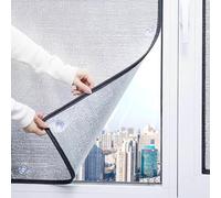 Aluminium Foil Thermal Insulation Film 8mm Reflective Window Film,With Suction Cups,Blackout Privacy Window Sticker,Sun Protection Sun Blocking Anti Uv Window Film Privacy