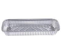 Aluminium Foil Trays with Lids x 20-35x13x5cm / 13.7x5.1x1.9inch - 1500ml