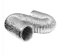 Aluminium foil tube， 1pc Double-Layer Aluminum Foil Ventilation Pipe - for Kitchen & Bathroom 60-180mm Diameter, 1.5m to 6m Lengths(2mx110mm)