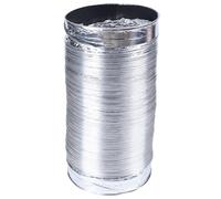 Aluminium foil tube， 1pc Retractable 160mm Double-Walled Aluminium Foil Ventilation Pipe - 1.5-6m Kitchen & Bathroom Exhaust Hose(2mx160mm)