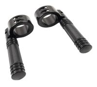 Aluminium Foot Peg Clamp 1-1/2" 38MM Crash Bar Highway Footpeg Black