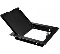 Aluminium Frame Access Panel for Drywall, Push-Button Switch, Wall & Ceiling Access Door, Bathroom Renovations(Black,200x200mm(7.8x7.8in))