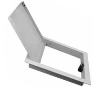 Aluminium Frame Access Panel for Drywall, Push-Button Switch, Wall & Ceiling Access Door, Bathroom Renovations(Grey,200x200mm(7.8x7.8in))