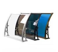 Aluminium-framed awnings: weatherproof, noise-reducing and self-cleaning, suitable for windows, doors and outdoor spaces in both residential and commercial settings(Blue,31x63in(80x160cm))