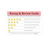 Aluminium Fridge Magnet 5* Holiday Rental 5-Star Rating & Review Guide 10x15cm