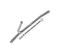Aluminium Front Steering Tie Rods for Losi 1:8 LMT 4WD Solid Axle Monster Truck LOS04022 / LMT Mega Truck LOS04024 / LMT Grave Digger/Son-uva Digger LOS04021 / TLR Tuned LMT Kit LOS04027 - Silver