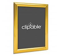 Aluminium Gold A4 A3 A2 A1 A0 Mitred Snap Frames Wall Posters Holder Click Frame Picture Clip Display Retail Wall Notice Boards (A1 Landscape)