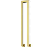 Aluminium guardrails Install U-Shaped Staircase Handrails and Anti Slip Support Rods On The Side of The Staircase Axis Stair handrails(Gold,45cm)