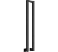 Aluminium guardrails Install U-Shaped Staircase Handrails and Anti Slip Support Rods On The Side of The Staircase Axis Stair handrails(Schwarz,85cm)