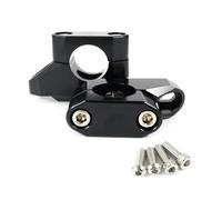 Aluminium Handlebar Risers For V-Star 1100 For ROYAL For STAR 25.4mm 1" Handlebar Riser Back Moved Up Mounting Risers Aluminum Adjustable Bar Risers(Black)