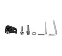 Aluminium Headlight Mount Bracket For Brompton Bikes Compatible With Standard Light Mounting Interfaces And Stem Geometry(Black)