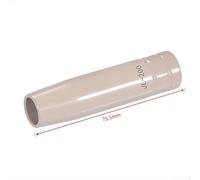 Aluminium Heat-Resistant Shielded MIG Welding Nozzle Protector for 200A/350A/500A Torches - Non- Coated, Conical Design, Compatible with Brass Welding(200A)