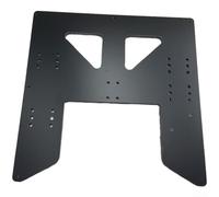 Aluminium Heated Bed Plate for Anet for a8 for a6 for 3D Printer - 6mm Thick Alloy Upgrade Kit with Protective Film for Stable Printing(Black)