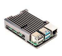 Aluminium Heatsink Case for Raspberry Pi 4 (Magnetite Grey)