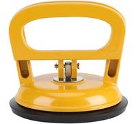 Aluminium Heavy Duty Suction Cup Lifter for Glass Window Tiles Mirror Granite, Gripper Sucker Plate, Double Handle Locking,Single Plate, Metal, 1 Cup