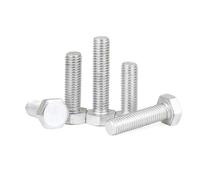 Aluminium Hex Bolt M5 M6 M8 M10 M12 Hexagon Bolts 20Pcs, 20pcs, M6X25
