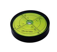 Aluminium High Precision Horizontal Leveler Bubble Level Tool Circle Round 2.4 Inch 60mm (Black,Green)