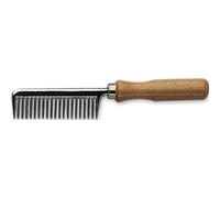 Aluminium horsehair comb with wooden handle HorseGuard