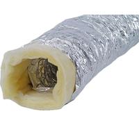 Aluminium Insulated Flexible Ducting Hose 4" (100mm) x 10m - Foil Ventilation Duct Pipe for HVAC, Extractor Fans, Air Conditioning, Tumble Dryers & Ventilation Systems