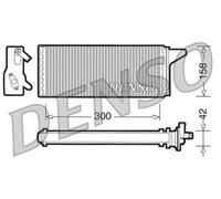 Aluminium Interior Heating Heat Exchanger DENSO Fits IVECO Daily I 78- 46722023
