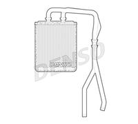 Aluminium Interior Heating Heat Exchanger DENSO Fits IVECO Daily IV 06- 3802174