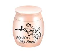 Aluminium Keepsake, Choose from Unique Colours, Sharing, Personal for Pet or Human, in Your Heart, Blue Light Collar Longhair Dogs (Pink, One Size)