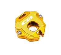 Aluminium key case For Hon@&da CB650R CBR650R CB500X CB500F CB1100 CBR1000RR CBR600RR Motorcycle Key Cover Case Shell Keyring Chain(Key Cover-CB-Gold)