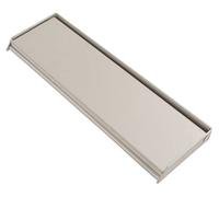Aluminium Letter Plate Letter Box Satin 10 Inch or 12 Inch (12" x 3")