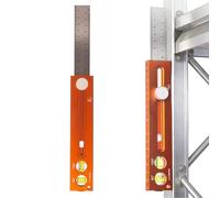 Aluminium Leveling Ruler, Positioning and Marking Tool | Multifunction Sliding Level - for Construction Landscaping Carpentry Door Window Floor Shelf Wall Handyman