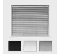 Aluminium Made To Measure Venetian Blinds - Easy Fit Home Office - Up To 150cm Width x 210cm Drop - Silver