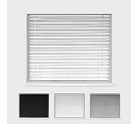 Aluminium Made To Measure Venetian Blinds - Easy Fit Home Office - Up To 75cm Width x 150cm Drop - White