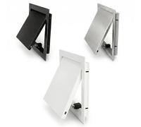 Aluminium Magnetic Inspection Hatch Door - Seamless Plasterboard Access Panel for Quick Wall and Ceiling Entry, Hidden Service Cover for Bath, HVAC, Electrical and Plumbing(Gray,250 x300 mm)