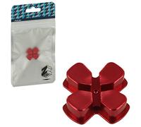 Aluminium Metal D-Pad For Sony PS4 Controllers - Red | ZedLabz