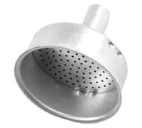 Aluminium Moka Pot Funnel Filter Replacement for Espresso Coffee Makers - Compatible with 1, 2, 3, 6, 9 & 12-Cup Stovetop Percolators, Silver(450ML)