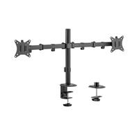 LogiLink Dual Monitor mount. 17"-32". steel. arm length: 376